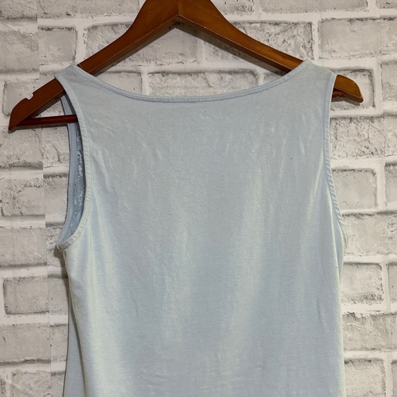 Signature Suzy Shier Light Blue Lace Camisole, size extra large - Picture 6 of 7